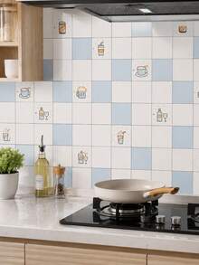 Self-Adhesive Aluminum Foil Kitchen Wall Stickers For Oil-Proof And Waterproof Cabinets, Moisture-Resistant Stove And Kitchen Specialty Use - multicolor - View 5