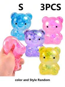 MINKOJA A Squeeze Sensory Stress Relief Toys, Squeezing Sugar Ball Fidget Toys, Containing Viscous Substance, Suitable For Relieving Anxiety, Autism, Restlessness And Other Symptoms.(Color And Style Random) - Multicolor - View 16
