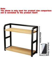 Kitchen Multi-Functional Storage Rack For Seasonings, Utensils, And Bottled Condiments With Multi-Layer Shelving - View 3