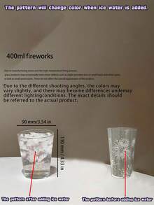 Original Temperature-Activated Fireworks Design, High Borosilicate Glass, Color Shifts With Cold & Warm Water, Marked Measurements, Perfect For Daily Drinks At Home. - Multicolor - View 16