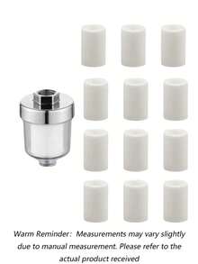Replacement Filters, Shower Head Filter For Removing Harmful Substances In Water, Includes High-Performance Filter Cartridges - Multicolor - View 8