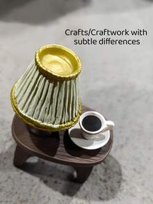Set Dekorasi Kotak Adegan Kreatif Unik Sempurna Bertema Kucing, Kopi, dan Katak Resin, Figur Miniatur, Ornamen Meja, Hadiah Seni Buatan Tangan untuk Rumah dan Kantor. - MultiWarna - View 15