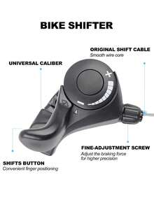 Universal Bicycle Trigger Shifter Kit, Bike Transmission Replacement Parts Compatible With Mountain Bikes, Road Bikes And Most Bicycle Models - Multicolor - View 5