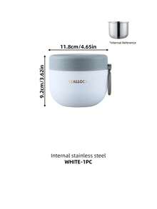 Cirelle 1PC Oat Cup Can Be Microwave Heated For Breakfast, Office Workers Can Bring Yogurt Cup - Multicolor - View 11
