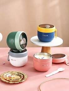 Cirelle 1PC Oat Cup Can Be Microwave Heated For Breakfast, Office Workers Can Bring Yogurt Cup - Multicolor - View 8