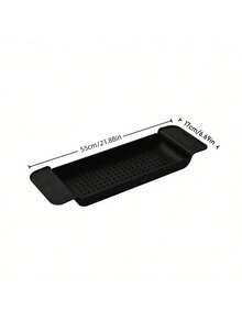 1PC Adjustable Bathtub Tray, Space-Saving Expandable Shelf, Durable Waterproof Organizer, Stylish Bathroom Caddy With Multifunctional Storage, Easy To Install, Bathroom Fish Tank Accessories - multicolor - View 3