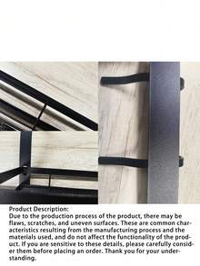 Hanging Door Storage Shelf, Easy To Install, Stylish Side Door Storage Rack, Suspended Storage Rack With Hooks - No Damage Installation, Multi-Functional Metal Hooks, Can Store Coats And Hats, Side Door Storage Rack For Bedroom, Easy To Install - Multicolor - View 5