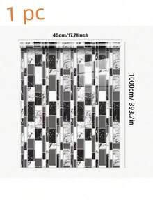 1 Roll Self Adhesive Kitchen Backsplash Wallpaper Tile Self Sticking Waterproof Countertop Wallpaper Bathroom Kitchen Birthday Graduation Gift Wall Sticker Room Wall Decor - a - View 9