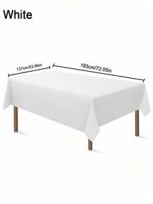 1 Piece Colorful Plastic Rectangular Tablecloth Waterproof Oil Proof Pink White Blue For Wedding Picnic Birthday Easter Holiday Kitchen Home Decor Party Gift Bridal Graduation Bachelorette Celebration Outdoor Indoor Dining Table Cover Housewarming - Multicolor - View 17