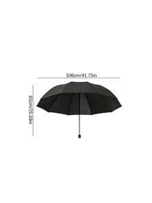 全自動時尚遮陽雨傘，專業黑色塗層防曬，特大尺寸，加強版抗風耐用雨傘 - 彩色 - 查看 4