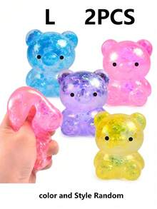 MINKOJA A Squeeze Sensory Stress Relief Toys, Squeezing Sugar Ball Fidget Toys, Containing Viscous Substance, Suitable For Relieving Anxiety, Autism, Restlessness And Other Symptoms.(Color And Style Random) - Multicolor - View 10