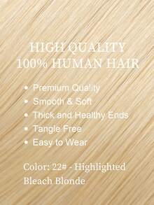 Micro Loop Human Hair Extensions Premium Virgin Remy Hair 22# Honey Blonde Reusable Invisible Micro Link Bead Hair No Glue No Tape Design 50Pcs 12-22 Inch Anti Shedding Soft Texture Ideal For Full Head Makeover Holiday& Hairstyle For Girls & Women - S22 - View 2