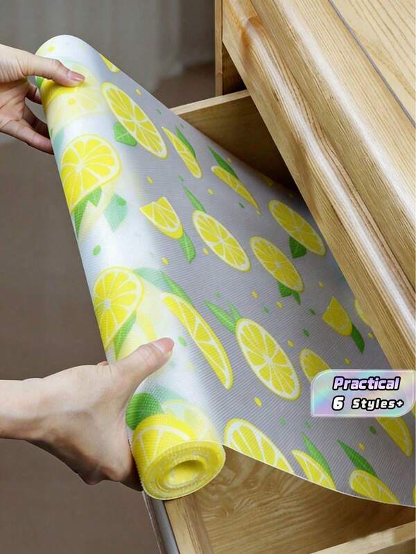 1 Roll Pure Black Shelf Liner, Polka Dot Pattern Cabinet Liner, Flat Non-Slip Effect, Non-Adhesive Drawer Mat, EVA Waterproof Refrigerator Liner, Easy To Cut Cabinet Liner, Suitable For Shelves, Tables, Cabinets, Kitchen And Shelf Mats.
