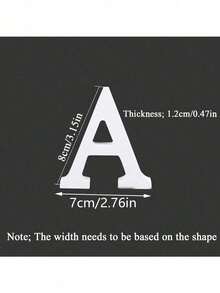 1/10/26pc Wooden Decorative Letter Design Home Decor Crafts, Free Combination Decorative Freestanding Wooden Letter Slices For Handicrafts, Family Gatherings, Birthday Parties, Weddings And Other Event Decorations - White - View 11