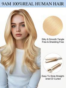 Micro Loop Human Hair Extensions Premium Virgin Remy Hair 22# Honey Blonde Reusable Invisible Micro Link Bead Hair No Glue No Tape Design 50Pcs 12-22 Inch Anti Shedding Soft Texture Ideal For Full Head Makeover Holiday& Hairstyle For Girls & Women - S22 - View 11