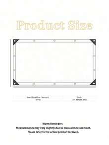 1 buah Kanvas Pelindung Matahari HDPE Tahan UV, Pagar Pengaman, Pagar Taman, Kain Pelindung Matahari Gazebo, Layar Privasi, Jaring Pelindung Matahari Luar Ruangan, Tahan Angin, Tahan Burung, Tahan Serangga, Tahan Salju, Tahan Debu, Cocok Untuk Berkemah Musim Panas, Kolam Renang Luar Ruangan - Jahe - View 12
