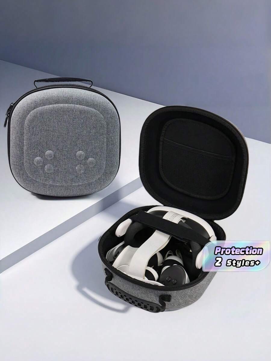 Quest3S VR 收納攜行包,防震硬殼收納盒,便攜保護包,相容 Quest3S / Quest3 / Quest2 / Vision Pro - 彩色 - 查看 1