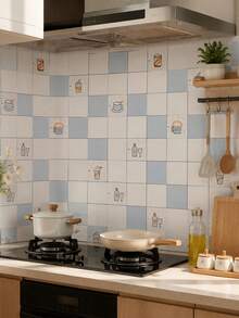 Self-Adhesive Aluminum Foil Kitchen Wall Stickers For Oil-Proof And Waterproof Cabinets, Moisture-Resistant Stove And Kitchen Specialty Use - multicolor - View 6