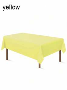 1 Piece Colorful Plastic Rectangular Tablecloth Waterproof Oil Proof Pink White Blue For Wedding Picnic Birthday Easter Holiday Kitchen Home Decor Party Gift Bridal Graduation Bachelorette Celebration Outdoor Indoor Dining Table Cover Housewarming - Multicolor - View 15