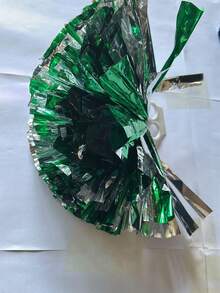 1 Colorful Cheerleading Pom Pom With Handle, Suitable For Ladies And Girls To Wave And Dance With, Perfect For Club Sports Events, Dance Parties, Cheerleading Performances, And Competitions. It's A Cheerleading Accessory And A Cheerleading Pom Pom - Multicolor - View 13