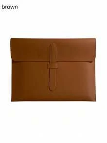 1PC A4 Leather Portfolio Folder Professional Sleek With Elastic Band Pen Loop For Documents Notebooks For Business Meeting School Student Office HotSale - Multicolor - View 13
