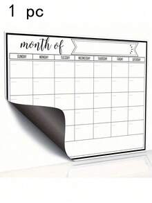 1 Magnetic Refrigerator Calendar - Strong Magnetic Backing, Smooth Erasable Surface, Practical Calendar - Perfect For Kitchen Storage, Meal Planning, Family Planning, Reminders, And Refrigerator Notes - Multiple Specifications - View 9