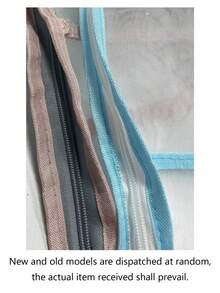 Double Layer Nylon Mesh Organizer Bag, Thickened L-Shaped Document Bag, Light Color Transparent Mesh File Bag, Large Capacity Student Mesh File Storage Bag - Portable Zipper Backpack, With Handle Exam Subject Organizer Bag, Transparent Student - A4 - View 15