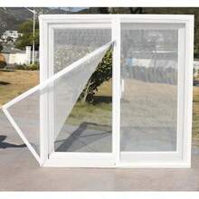 Zippered Self-Adhesive Mosquito Net, Suitable For Home Windows, Removable - White With White Edges - View 11