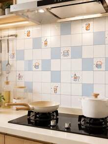 Self-Adhesive Aluminum Foil Kitchen Wall Stickers For Oil-Proof And Waterproof Cabinets, Moisture-Resistant Stove And Kitchen Specialty Use - multicolor - View 7