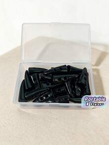 Triangular Black Pattern Ox Horn Toggle Buttons, Pointed Horn Garment Buttons, Retro Accessories For Overcoats, Sweaters And Handmade Sewing Projects - multicolor - View 1