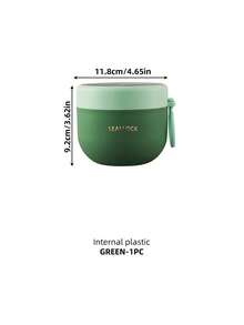 Cirelle 1PC Oat Cup Can Be Microwave Heated For Breakfast, Office Workers Can Bring Yogurt Cup - Multicolor - View 17