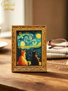 Muroi Mono 1 Refrigerator Tile, Vintage Art Wooden Mini Decorative Painting, Creative Home Kitchen Decoration, Artistic Gift. - View 5