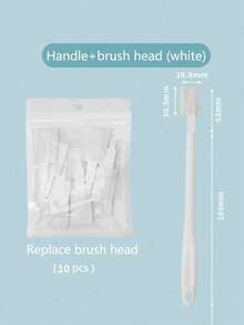 Disposable Toilet Brush Set, 1pc Handle + 10pcs Replaceable Heads For Deep, No Blind Spot Cleaning – Hygienic, Efficient, And Easy-To-Use Household Toilet Cleaning Tool. - multicolor - View 23