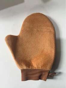 1Pc Reusable Self‑Tanning Glove For Face & Body, Double‑Sided Lotion Applicator Glove, Washable Velvet Lining Tanning Mitt With Thumb Design, Applicator For Self Tanner, Sunscreen, Body Oil Spa Skincare - Multicolor - View 12