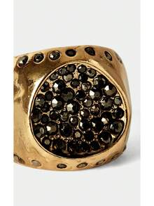 Noxbound Retro Old Money Wind Ring Three-Piece Set - Golden. - View 8