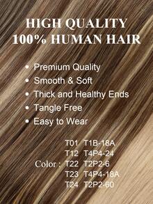 18Inch 50G I Tip Human Hair Extensions 50s/Pack Human Hair Highlight Color 18inch Itip Hair Extension Straight Remy Hair Pre Bonded Hair Extension With Soft And Smooth Texture Easy To Wear For Party & Wedding & Hodaily - Multicolor - View 2