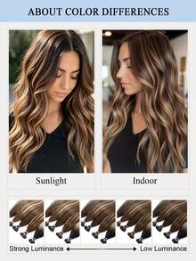 18Inch 50G I Tip Human Hair Extensions 50s/Pack Human Hair Highlight Color 18inch Itip Hair Extension Straight Remy Hair Pre Bonded Hair Extension With Soft And Smooth Texture Easy To Wear For Party & Wedding & Hodaily - Multicolor - View 13
