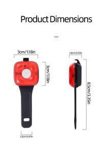 Teckwe 1 buah Lampu Gantung LED Isi Ulang USB untuk Hewan Peliharaan, Lampu Pengaman Mini Berkedip untuk Kalung Malam Hari, Cocok untuk Anjing Kecil, Berjalan di Luar Ruangan, Latihan, Perlengkapan Hewan Peliharaan Sehari-hari, Kapasitas 150mAh - MultiWarna - View 6