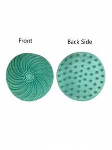 Silicone Body Bath Brush With Hand Strap, Spiral Round Shower Scrubber For Deep Cleansing & Exfoliating, Soft Silicone Body Scrub Brush For Daily Shower Use, Body Wash, Bath Accessories - Multicolor - View 15