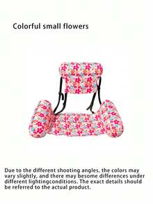 Tumbona inflable portátil y plegable para agua con cubierta de tela, silla flotante para piscina - Multicolor - Ver 10