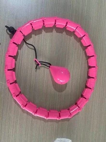 1PC 51IN 130CM Heavy Duty Weighted Fitness Hoop For Weight Loss Exercise With 26 Detachable Links And Headband For Women Beginners Home Gym Workout - Multicolor - View 8