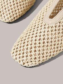 Styleloop Señoras, Uñas de Sauce, Hebillas, Zapatos Planos. - Albaricoque - Ver 9