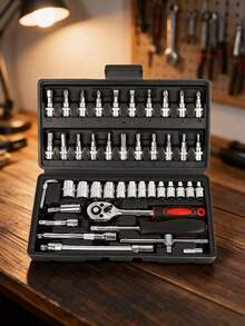 Multifunctional Hex Socket Ratchet Wrench Set For Home, Car And Vehicle Repair, Quick Socket Combination Wrench - View 6
