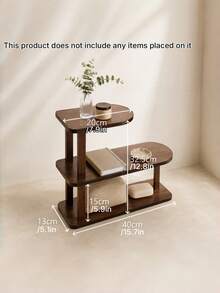 Cup Rack/Storage Rack, Multi-Tiered For Cups, Dining Side Cabinet, Desktop/Tabletop Organizer, Tea Cup/Coffee Cup Organizer. - Walnut - View 6