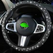 Rhinestone Decor Car Steering Wheel Cover,Car Accessories Women - Multi-colored. - View 11