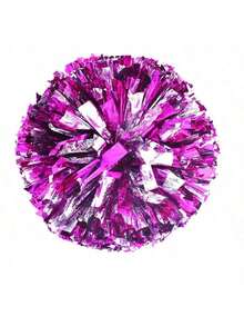 1 Colorful Cheerleading Pom Pom With Handle, Suitable For Ladies And Girls To Wave And Dance With, Perfect For Club Sports Events, Dance Parties, Cheerleading Performances, And Competitions. It's A Cheerleading Accessory And A Cheerleading Pom Pom - Multicolor - View 16