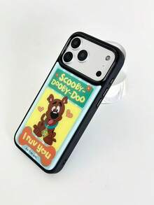 ShellaStory SCOOBY-DOO X SHEIN 時尚高端印花圖案手機保護殼，完美兼容 ，可愛時尚且精緻 - 彩色 - 查看 13