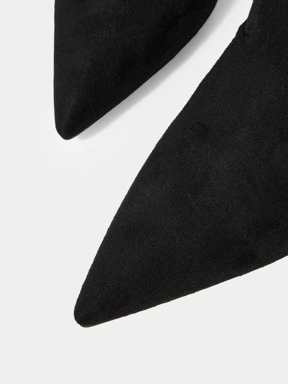MOTF AUTUMN AND WINTER NEW PURE BLACK SIMPLE WESTERN COWBOY BOOTS, POINTED THIN HEELS, SEXY COMMUTING DATING VERSATILE ALL-MATCH WESTERN BOOTS