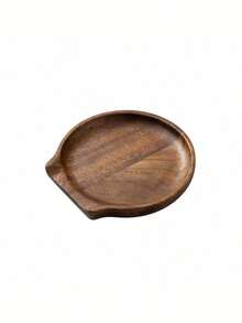 1pc Rosewood Spoon Rest For Kitchen Countertop Heat Resistant Utensil Holder Rack For Spatula Ladle Cooking Tools Home Decor Scandinavian Style Must Haves Christmas Stocking Stuffers Gift Idea - Brown - View 9