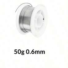 Kawat Solder Timah Timbal Inti Rosin 63-37, Diameter 0,6/0,8/1mm, Untuk Pengelasan Listrik, Mengandung Fluks 2,5% - Perak - View 12